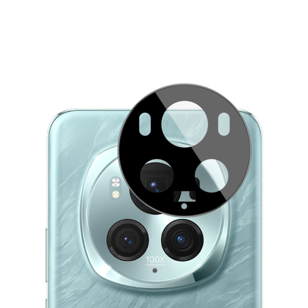 Techsuit takakameran suojakalvo Honor Magic6 Pro:lle, karkaistu lasi, musta