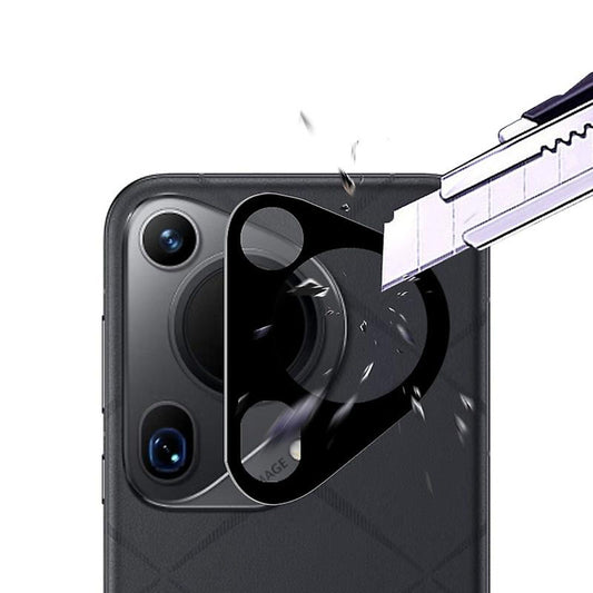 Techsuit-suojakalvo Huawei Pura 70 Ultra -takakameralle, Karkaistu lasi, Musta