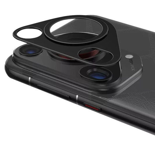 Techsuit-suojakalvo Huawei Pura 70 Ultra -takakameralle, Karkaistu lasi, Musta