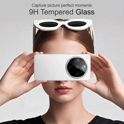 Techsuit takakameran suojakalvo Oppo Find X9 Ultra -puhelimelle, karkaistu lasi, musta
