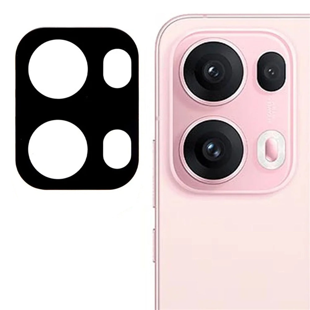 Techsuit takakameran suojakalvo Oppo Reno13 Prolle, karkaistu lasi, musta
