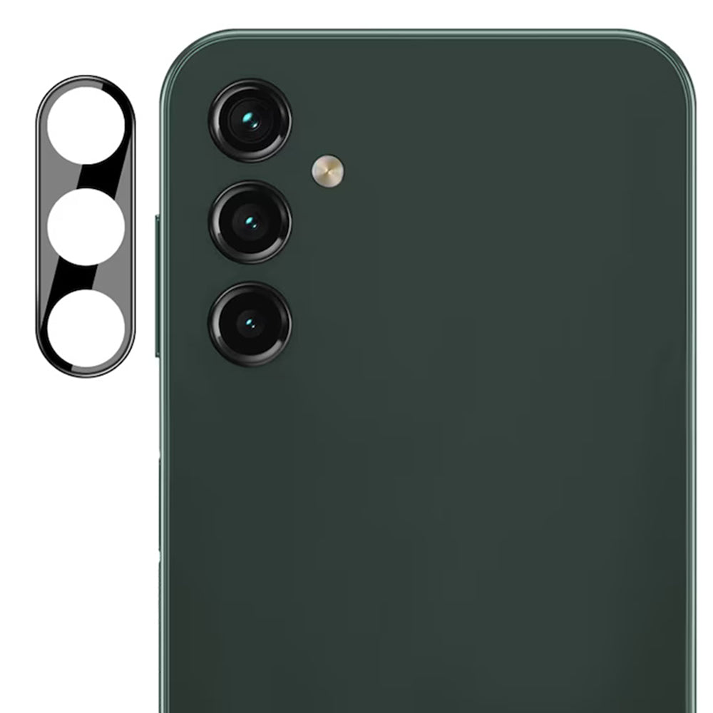Techsuit takakameran suojakalvo Samsung Galaxy A16 5G A166 / A16 4G A165:lle, karkaistu lasi, musta