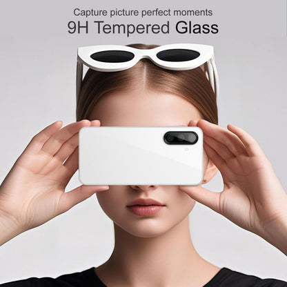 Techsuit takakameran suojakalvo Samsung Galaxy A17 4G / A17 5G:lle, karkaistu lasi, musta
