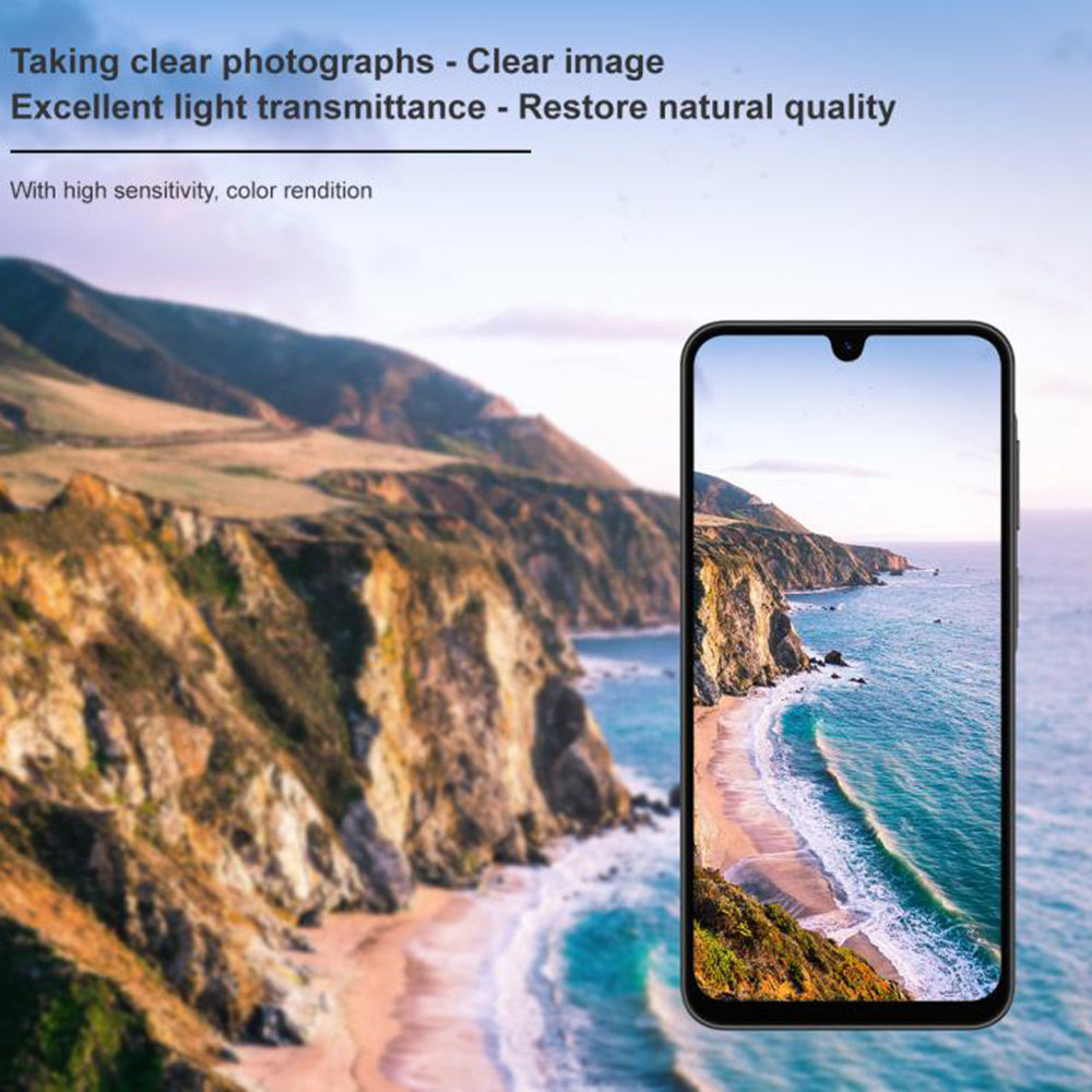 Techsuit takakameran suojakalvo Samsung Galaxy A17 4G / A17 5G:lle, karkaistu lasi, musta