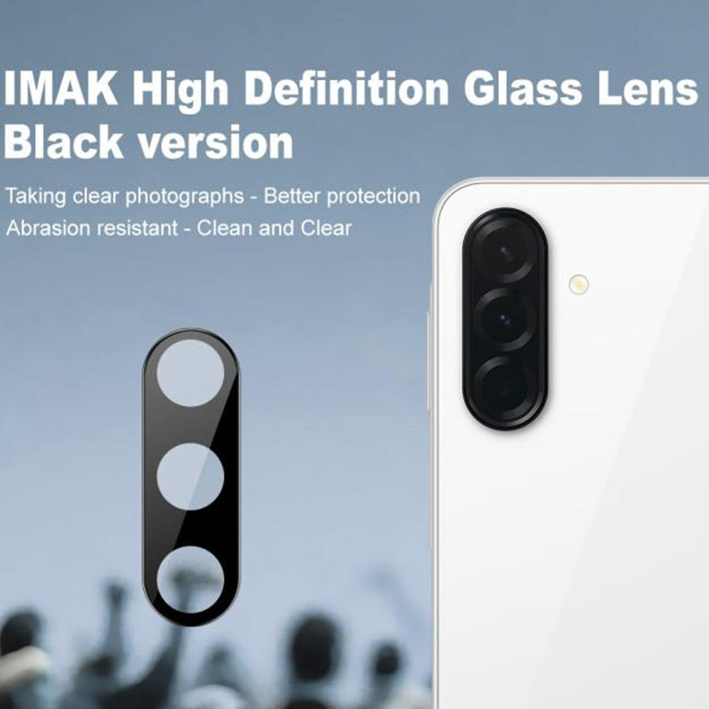 Techsuit takakameran suojakalvo Samsung Galaxy A17 4G / A17 5G:lle, karkaistu lasi, musta