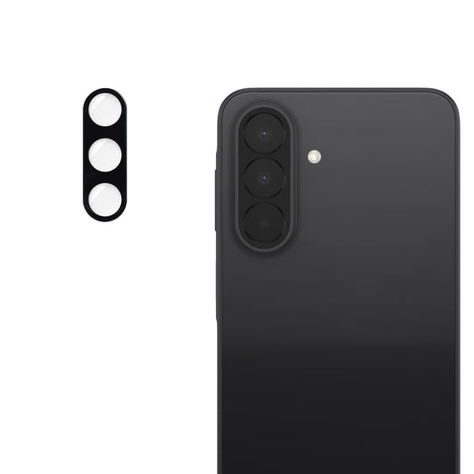 Techsuitin takakameran suojakalvo Samsung Galaxy A27 5G -puhelimelle, karkaistua lasia, musta