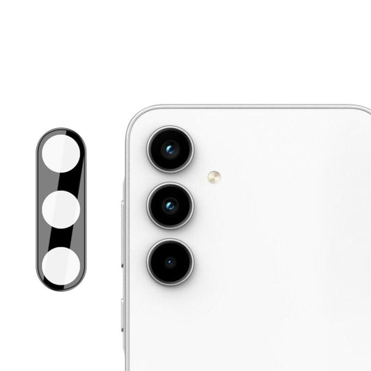 Techsuit takakameran suojakalvo Samsung Galaxy A55 5G A556:lle, karkaistu lasi, musta