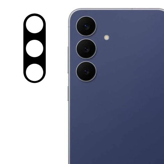 Techsuit takakameran suojakalvo Samsung Galaxy S25 FE:lle, karkaistu lasi, musta