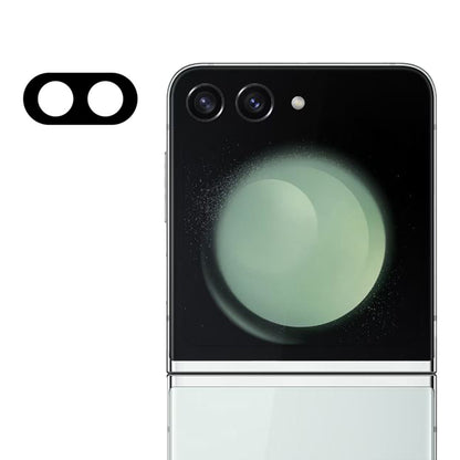 Techsuit takakameran suojakalvo Samsung Galaxy Z Flip6 F741:lle, karkaistu lasi, musta