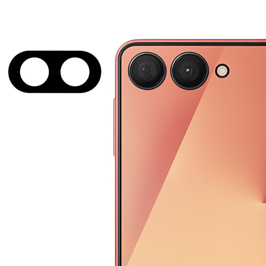 Techsuit takakameran suojakalvo Samsung Galaxy Z Flip7 F766:lle, karkaistu lasi, musta