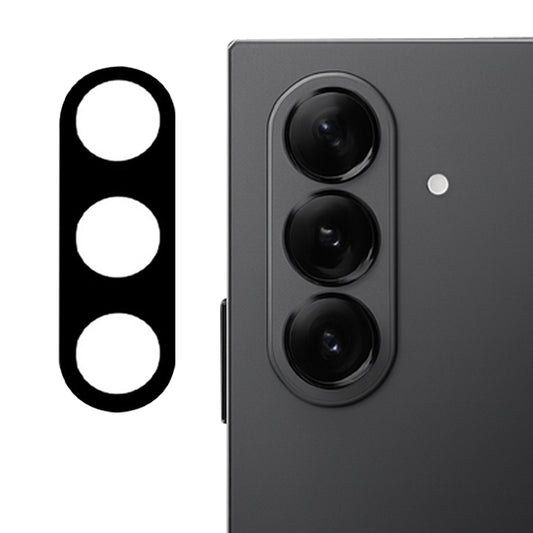 Techsuit takakameran suojakalvo Samsung Galaxy Z Fold7 F966:lle, karkaistu lasi, musta