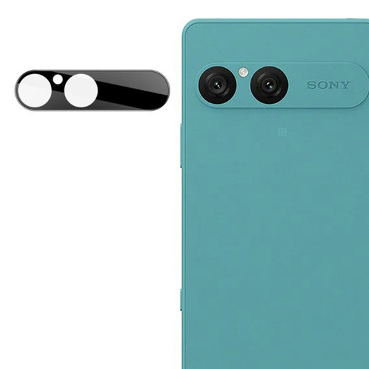 Techsuit takakameran suojakalvo Sony Xperia 10 VII:lle, karkaistu lasi, musta