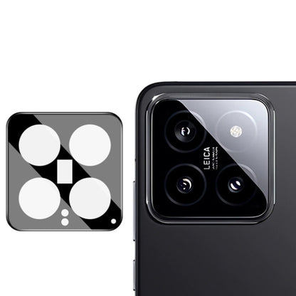 Techsuit takakameran suojakalvo Xiaomi 14:lle, karkaistu lasi, musta