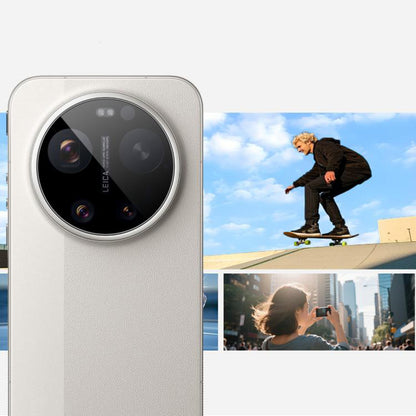 Techsuit-suojakalvo Xiaomi 17 Ultra -takakameralle, Panssarilasi, Musta