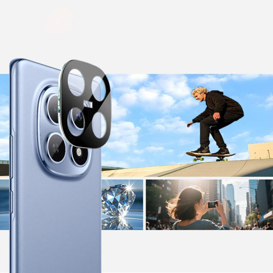 Techsuit-suojakalvo Xiaomi Poco M8 / Redmi Note 15 5G -puhelimen takakameralle, karkaistu lasi, musta