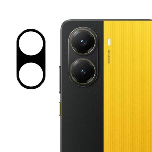 Techsuit takakameran suojakalvo Xiaomi Poco X7 Pro:lle, karkaistu lasi, musta