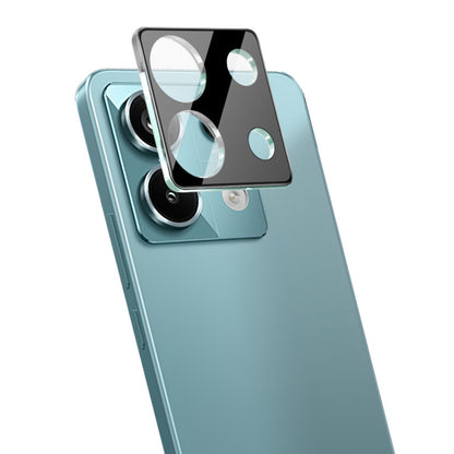 Techsuit takakameran suojakalvo Xiaomi Redmi Note 13 5G:lle, karkaistu lasi, musta