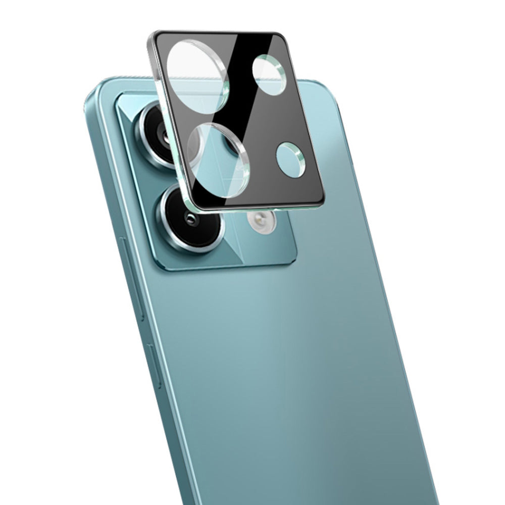 Techsuit takakameran suojakalvo Xiaomi Redmi Note 13 Pro 5G:lle, karkaistu lasi, musta