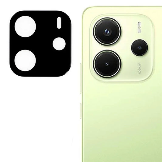 Techsuit takakameran suojakalvo Xiaomi Redmi Note 14 4G:lle (alueellinen), karkaistu lasi, musta