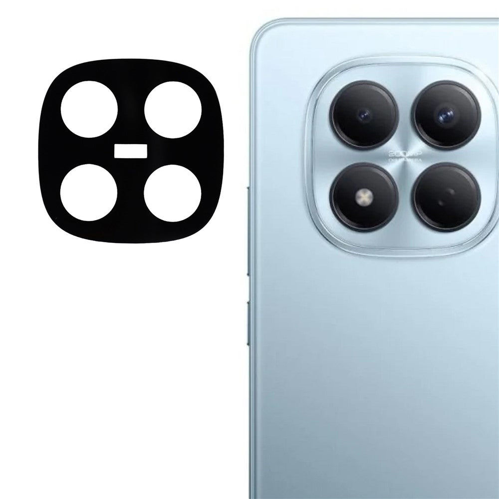 Techsuit-suojakalvo Xiaomi Redmi Note 15 Pro 4G:n takakameralle, karkaistu lasi, musta