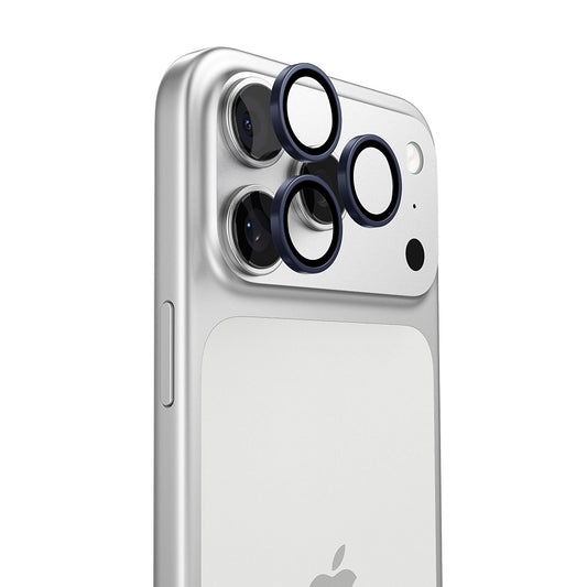 Torras Lensguard takakameran suojakalvo Apple iPhone 17 Pro Max / 17 Pro -puhelimelle, karkaistu lasi, sininen
