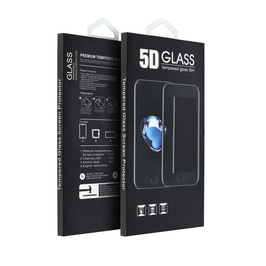 OEM-näytönsuoja Samsung Galaxy A40 A405:lle, karkaistu lasi, täysi liima, 5D, musta