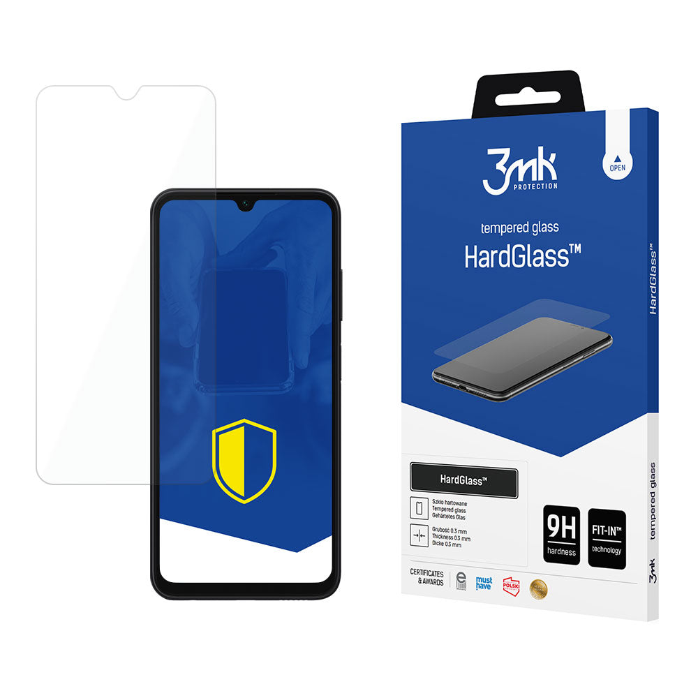 3MK HardGlass -näytönsuoja Samsung Galaxy A05s A057:lle, karkaistu lasi, täysi liima