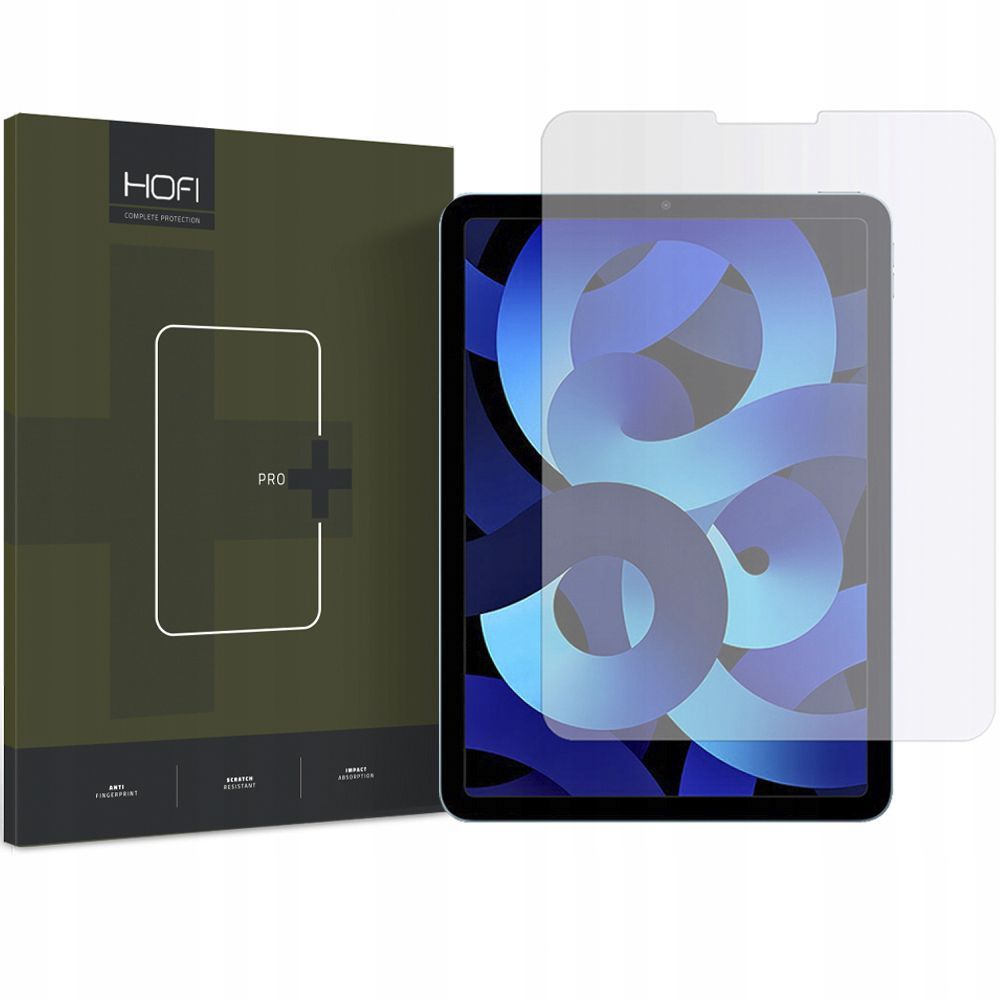 HOFI PRO+ Näytönsuoja Apple iPad Air (2022) / Air (2020) varten, Karkaistu lasi, Täysiliima, HOFI040