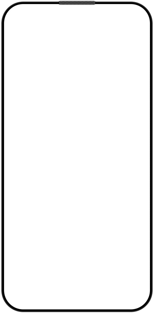 OEM-näytönsuoja Automatic Alignment Apple iPhone 17e / 16e / 14 / 13 Pro, karkaistu lasi, täysi liima, 5D, musta