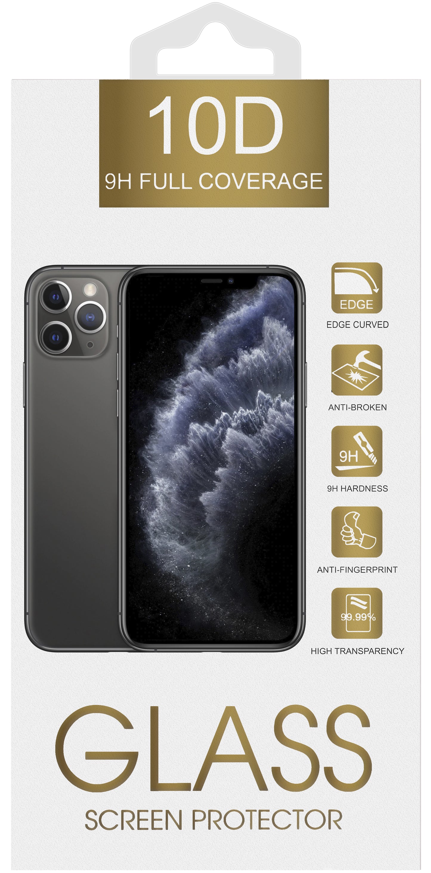 OEM-näytönsuoja Samsung Galaxy A26 A266 / A16 5G A166 / A16 4G A165 / M16 M166, Karkaistu lasi, Täysi liima, 10D, Musta