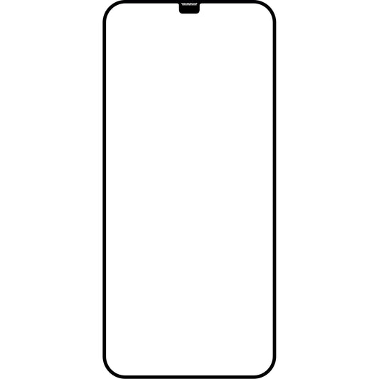 OEM-näytönsuoja automaattisella kohdistuksella Apple iPhone 12 Prolle, karkaistu lasi, täysi liima, 5D, musta