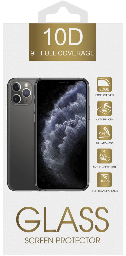 OEM-näytönsuoja Samsung Galaxy A56 A566:lle, karkaistu lasi, täysi liima, 6D, musta