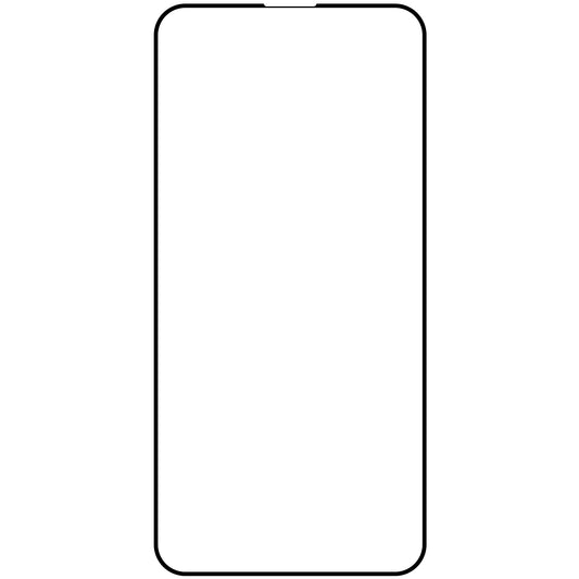 OEM-näytönsuoja Apple iPhone 15 Pro Maxille, karkaistu lasi, täysiliimainen, 10 kappaleen setti, 9D, musta