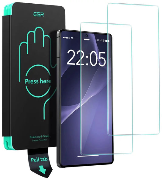 ESR-näytönsuojakalvo Samsung Galaxy S25 Ultra S938:lle, Panssarilasi, Täysliima, 2 kappaleen setti