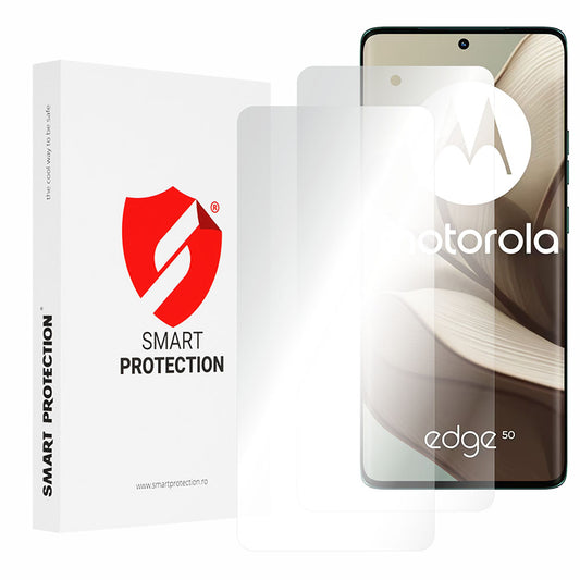 Smart Protection Premium Classic -näytönsuoja Motorola Edge 50:lle, muovia, 2 kappaleen setti
