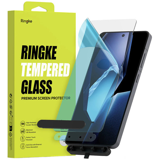 Ringke-suojakalvo OnePlus 13R:lle, Panssarilasi, Full Glue, 2 kappaleen setti