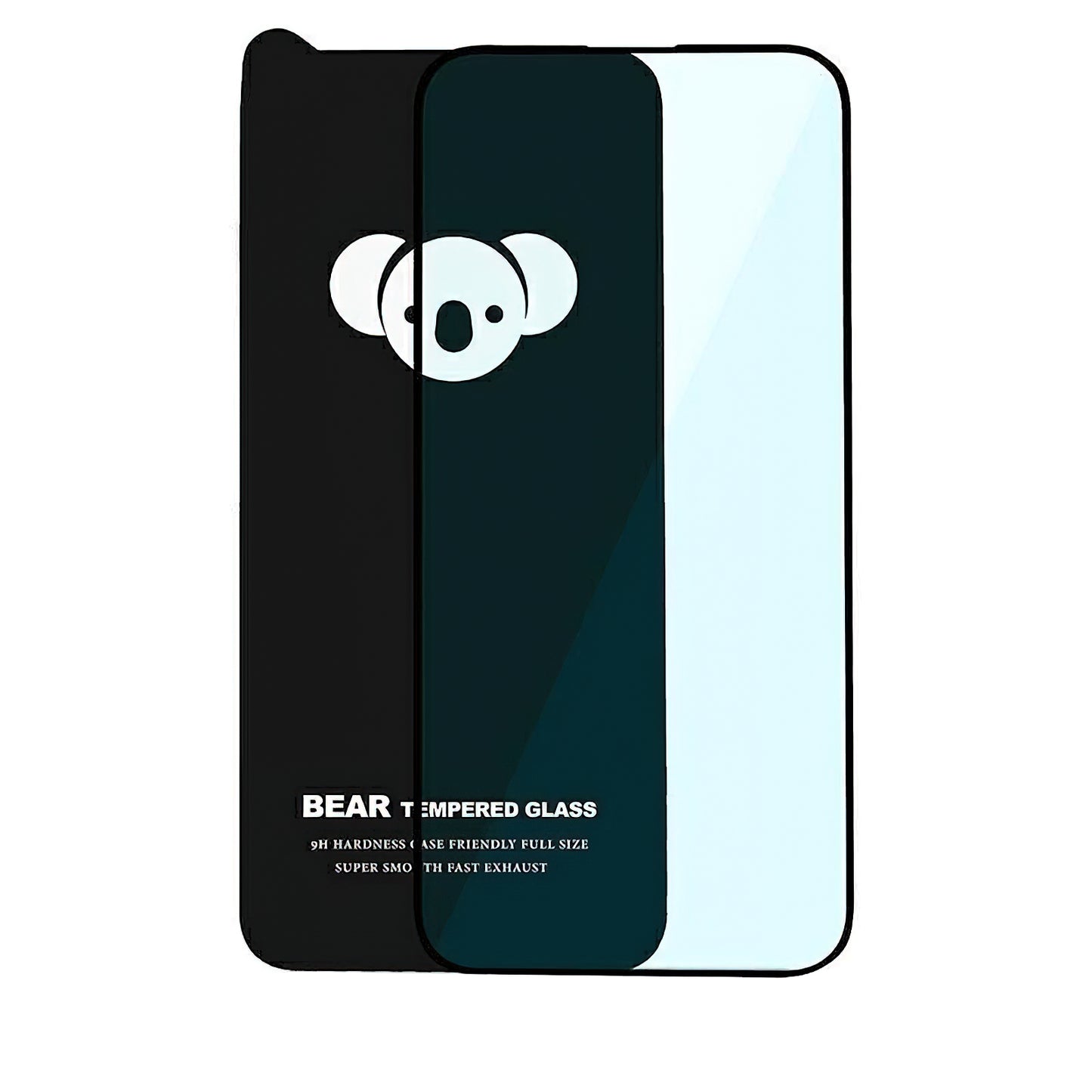 Bear HD -näytönsuoja Samsung Galaxy A17 4G / A17 5G / A16 5G A166 / A16 4G A165 -malleihin, karkaistu lasi, täysiliimainen, musta