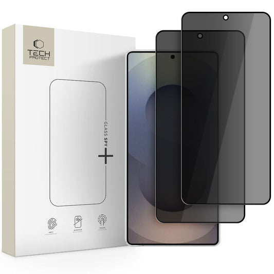 Privacy Tech-Protect Spy+ Screen Protector for Samsung Galaxy S26 Ultra S948, Tempered Glass, Full Glue, Set of 2 Pieces