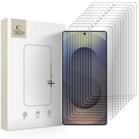 Tech-Protect näytönsuojakalvo Samsung Galaxy S26 Ultra S948:lle, karkaistu lasi, täysliima, 10 kappaleen setti