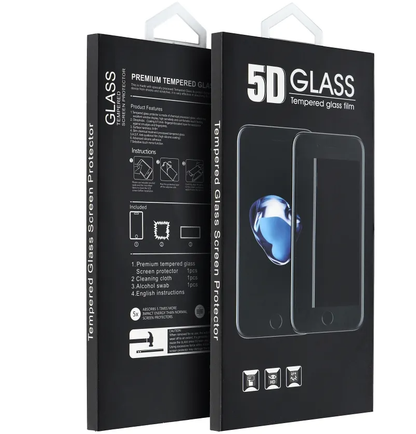 OEM-näytönsuoja Motorola Moto G57 / G67 Power / G57 Power -puhelimille, karkaistu lasi, täysiliimainen, 5D, musta