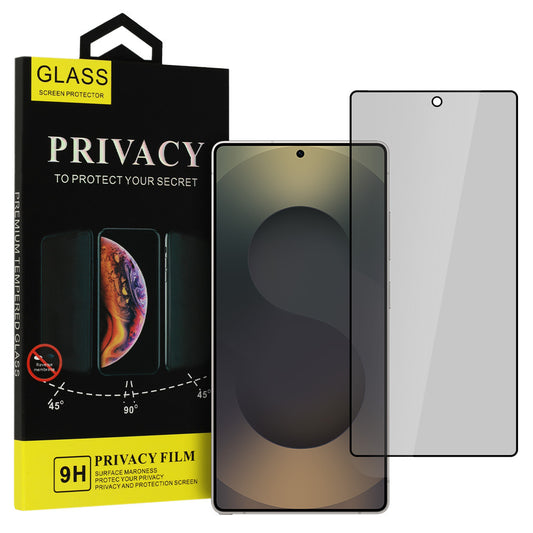 Privacy-suojakalvo OEM Shield Screen Samsung Galaxy S25 Ultra S938:lle, karkaistu lasi, täysi liima