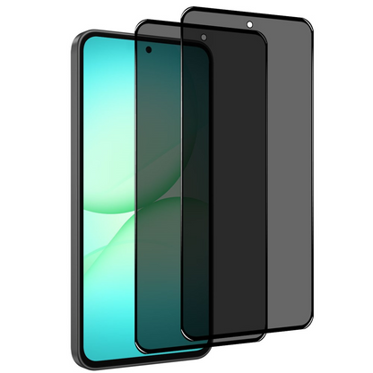 Northjo Privacy -näytönsuoja Samsung Galaxy A57 5G:lle, karkaistu lasi, täysiliimainen, 2 kappaleen setti