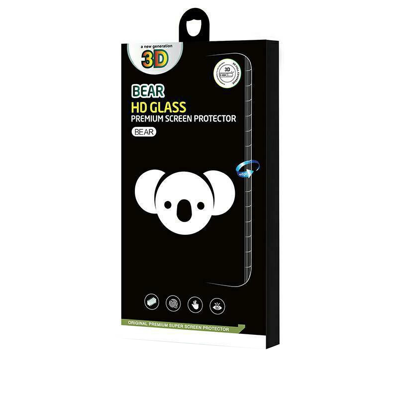 Bear HD -näytönsuoja Samsung Galaxy S26 Ultra S948:lle, karkaistu lasi, täysi liima, musta