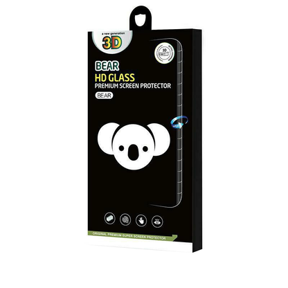 Bear HD -näytönsuoja Samsung Galaxy S26 Ultra S948:lle, karkaistu lasi, täysi liima, musta