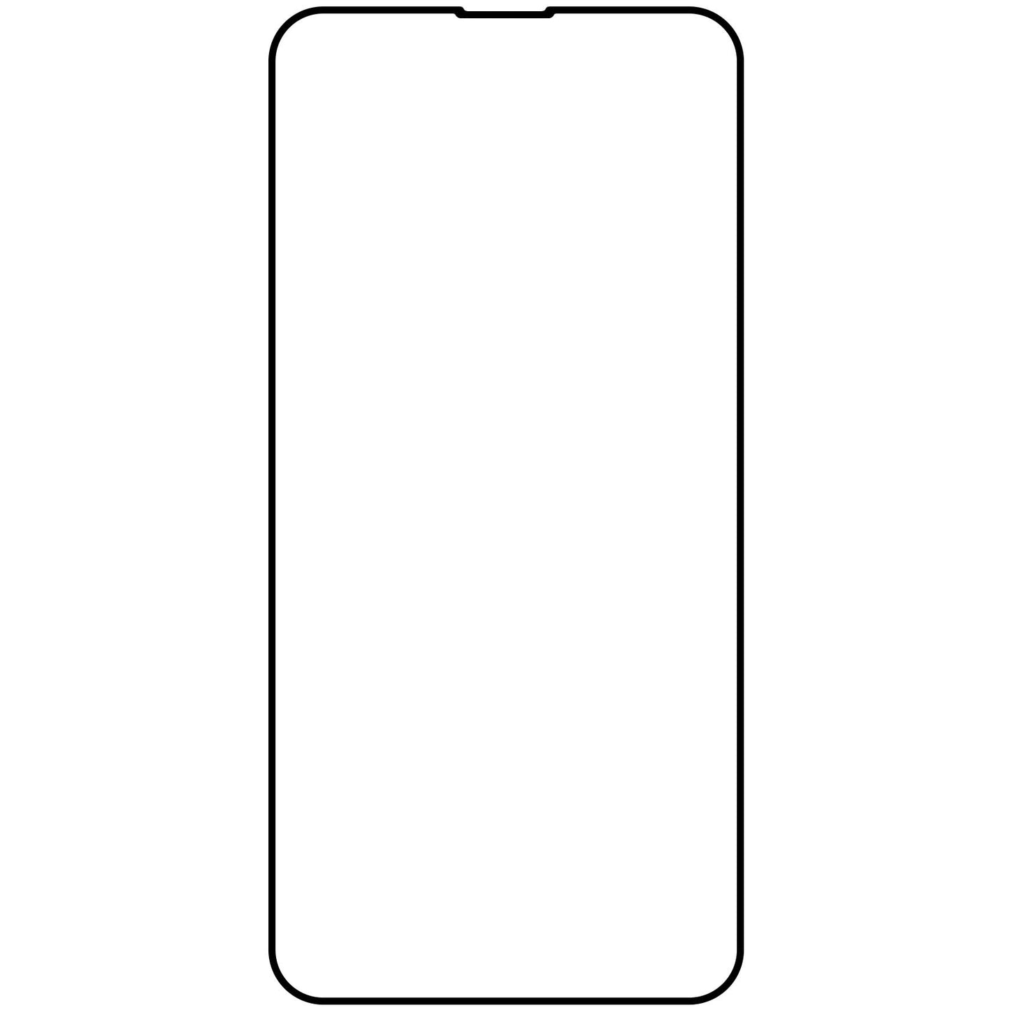 Näytönsuoja Veason PRO Apple iPhone 16e / 14 / 13 Pro / 13, lasisuojattu, täysi liima, 6D, musta