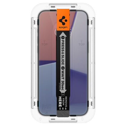 Spigen EZ FIT Privacy Screen Protector for Apple iPhone 15 Pro Max, Full Glue, 2.5D AGL07118 AGL07118 