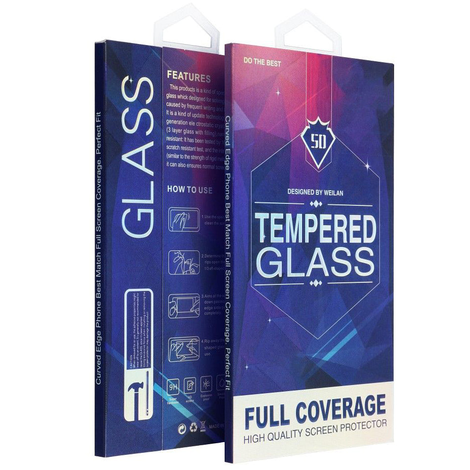 OEM Screen Protector for Samsung Galaxy S25 S931, Tempered Glass, Full Glue, 5D, Black