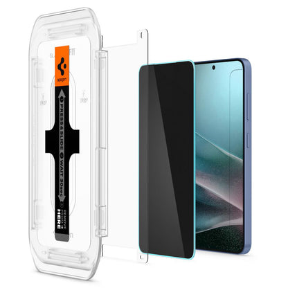 Spigen GlastR EZ FIT HD Privacy-näytönsuoja Samsung Galaxy S25 S931 / S24 S921:lle, karkaistu lasi, täysi liima, 2 kappaleen setti