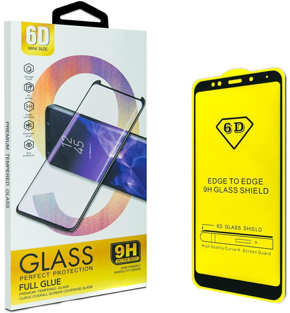 OEM-näytönsuoja Oppo Reno13 F:lle, karkaistu lasi, täysiliima, 21D, musta