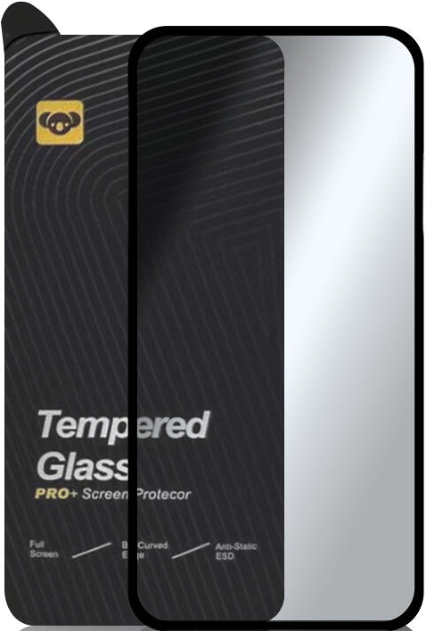 Bear PRO+ näytönsuoja Realme C75 5G / 14x, karkaistu lasi, täysi liima, musta